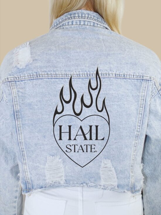 Jackets & Blazers - Mississippi State Light Wash Denim Jacket, Brand New with tags